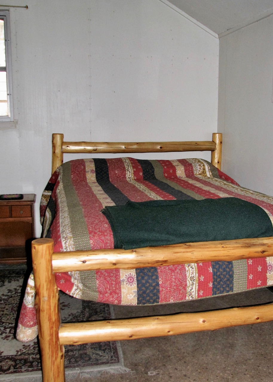 The bed room in the Guides' Camp