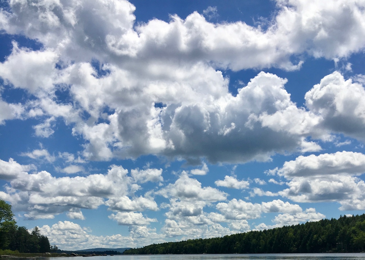 Clouds over Nicatous Lake